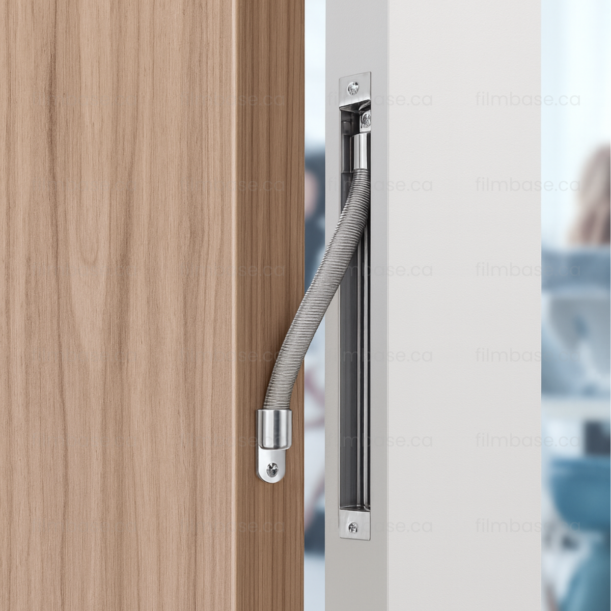 Concealed Wire Passer for Swing Doors