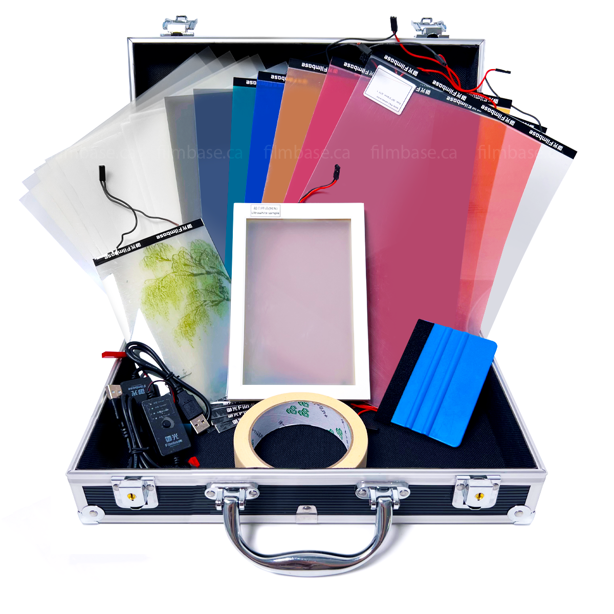 PDLC Films and Smart Glass Sample Kit (Plus)