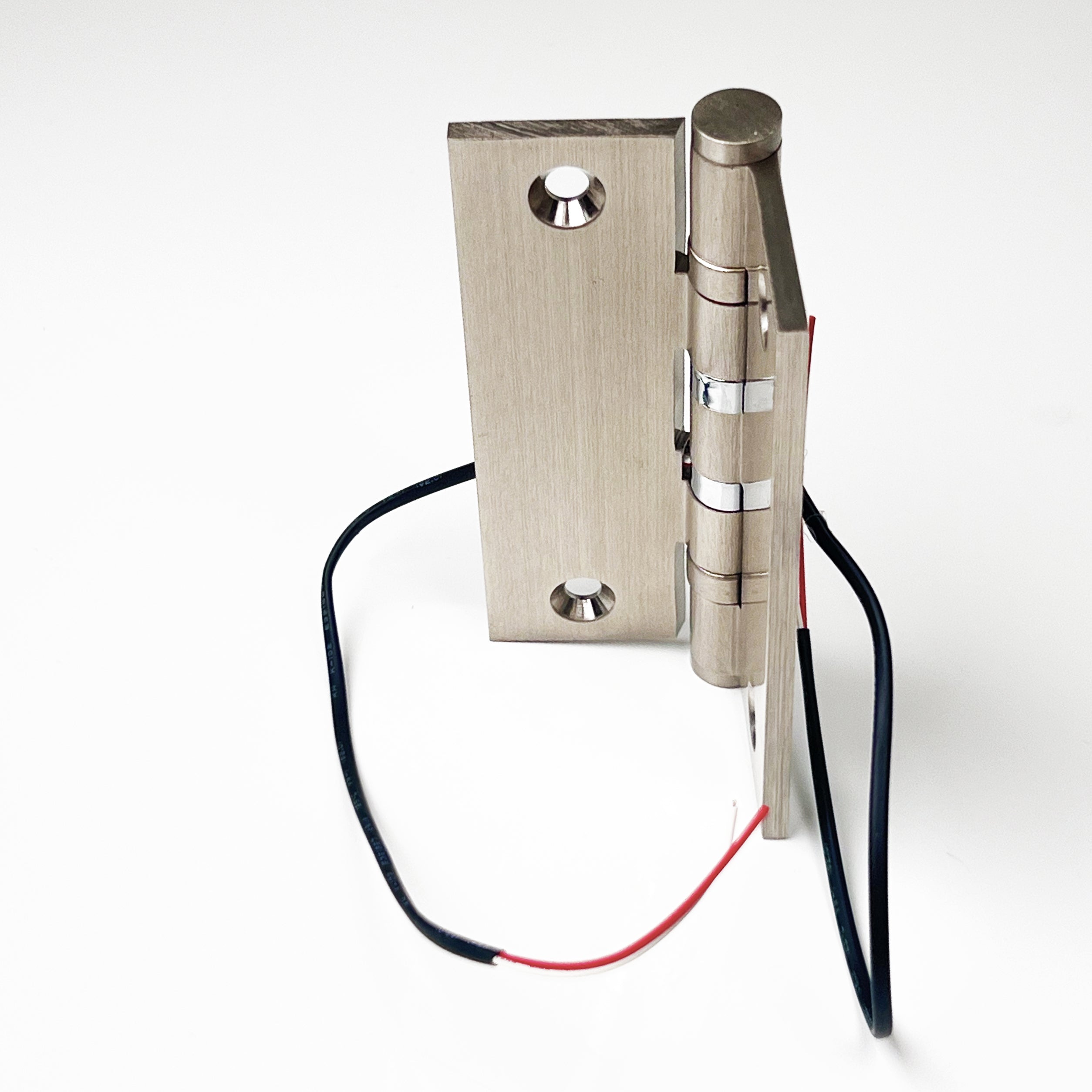 Pre-Wired Hinge for PDLC Film and Glass