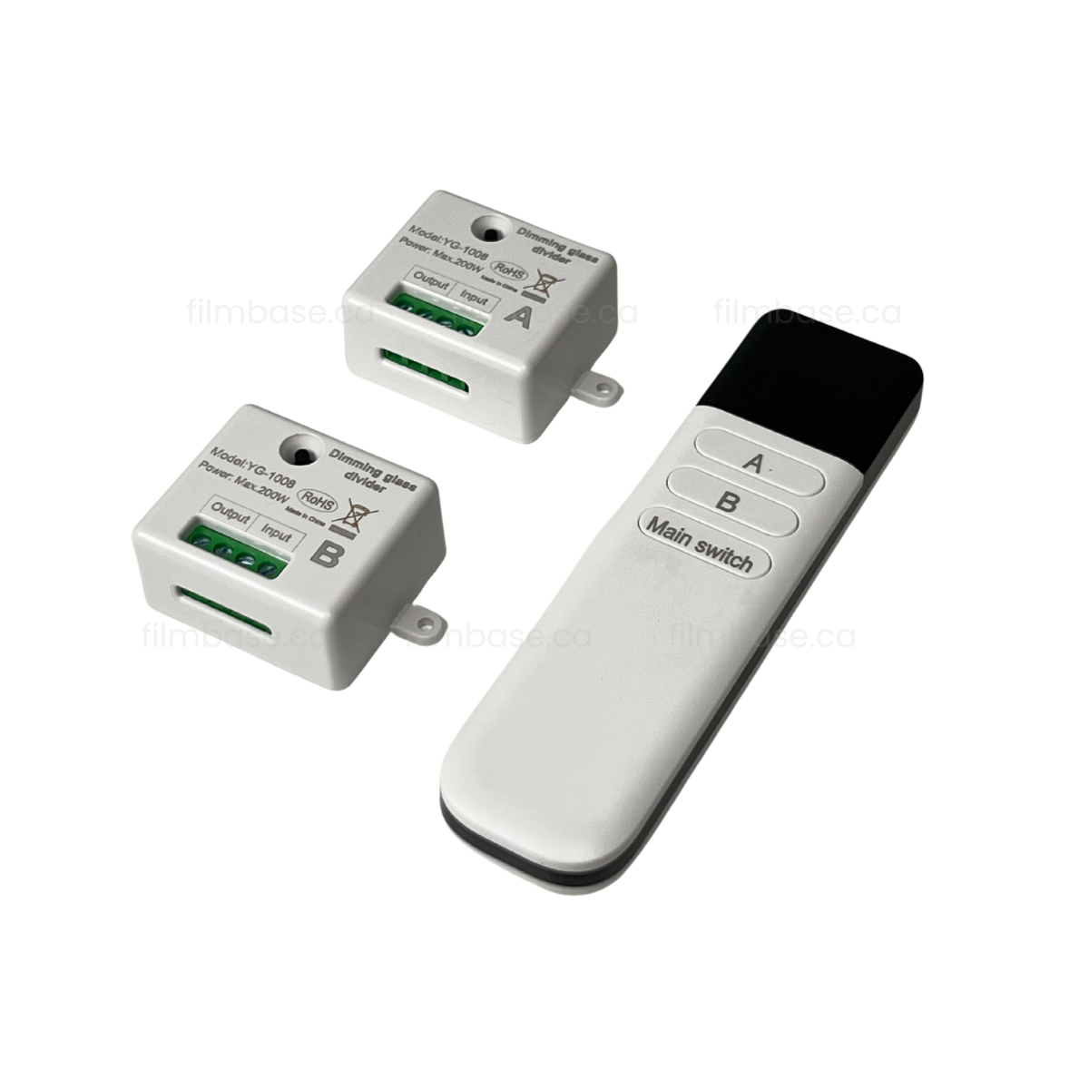 Sub-controller for multi-zone PDLC control