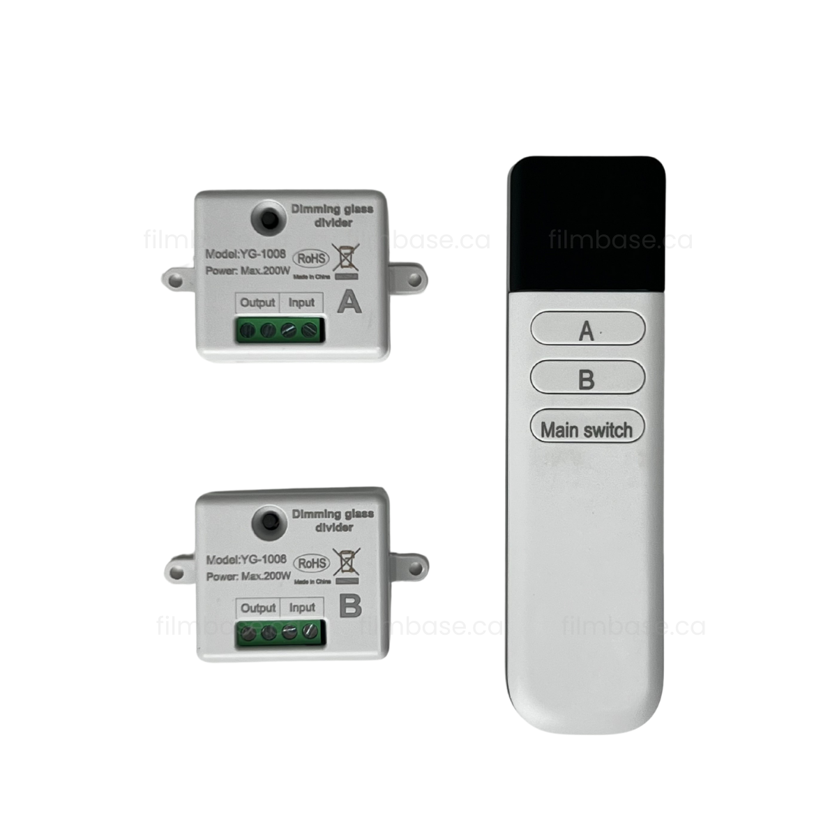 Sub-controller for multi-zone PDLC control